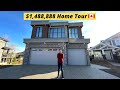 Canadian houses inside a 1488888 estate home tour in edmonton canada  life in canada