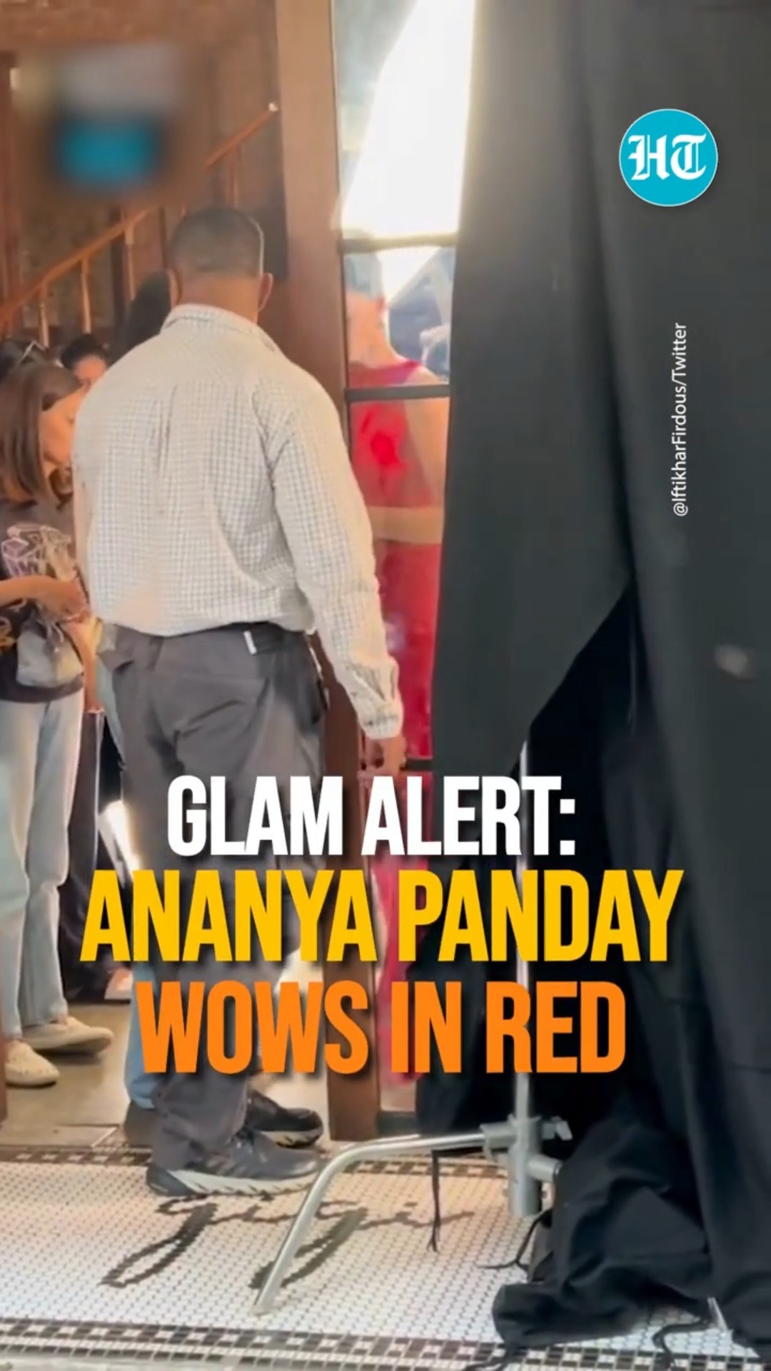 All Eyes on Bollywood Queen Ananya Panday's Dazzling Red Ensemble in Bandra