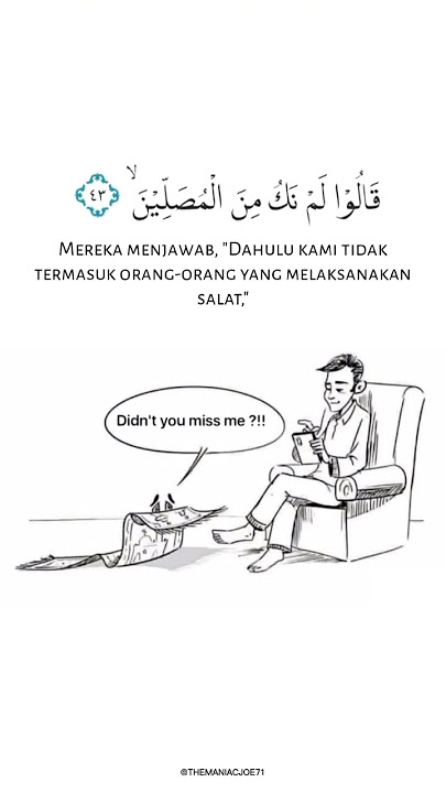 Surah Al-Mudatsir ayat 42-43