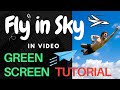 Make a Flying in Sky Video by Green Screen 【Super EASY】