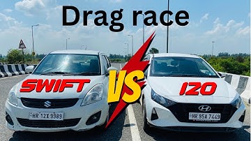 Drag race swift vs new i20