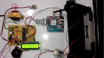 GSM based LPG weight and LPG leakage detection System