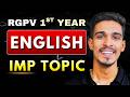 RGPV English for Communication | Most Important Topics