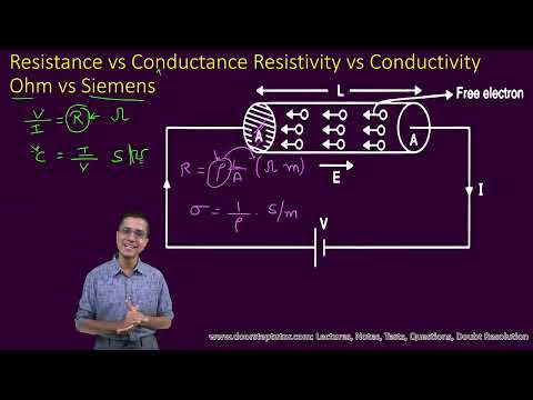 Resistance vs Conductance, Resistivity vs Conductivity, Ohm vs Siemens | Physics