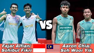 Amazing Match Aaron Chia/Soh Wooi Yik (MAS) vs Fajar Alfian/M Sohibul Fikri (INA)