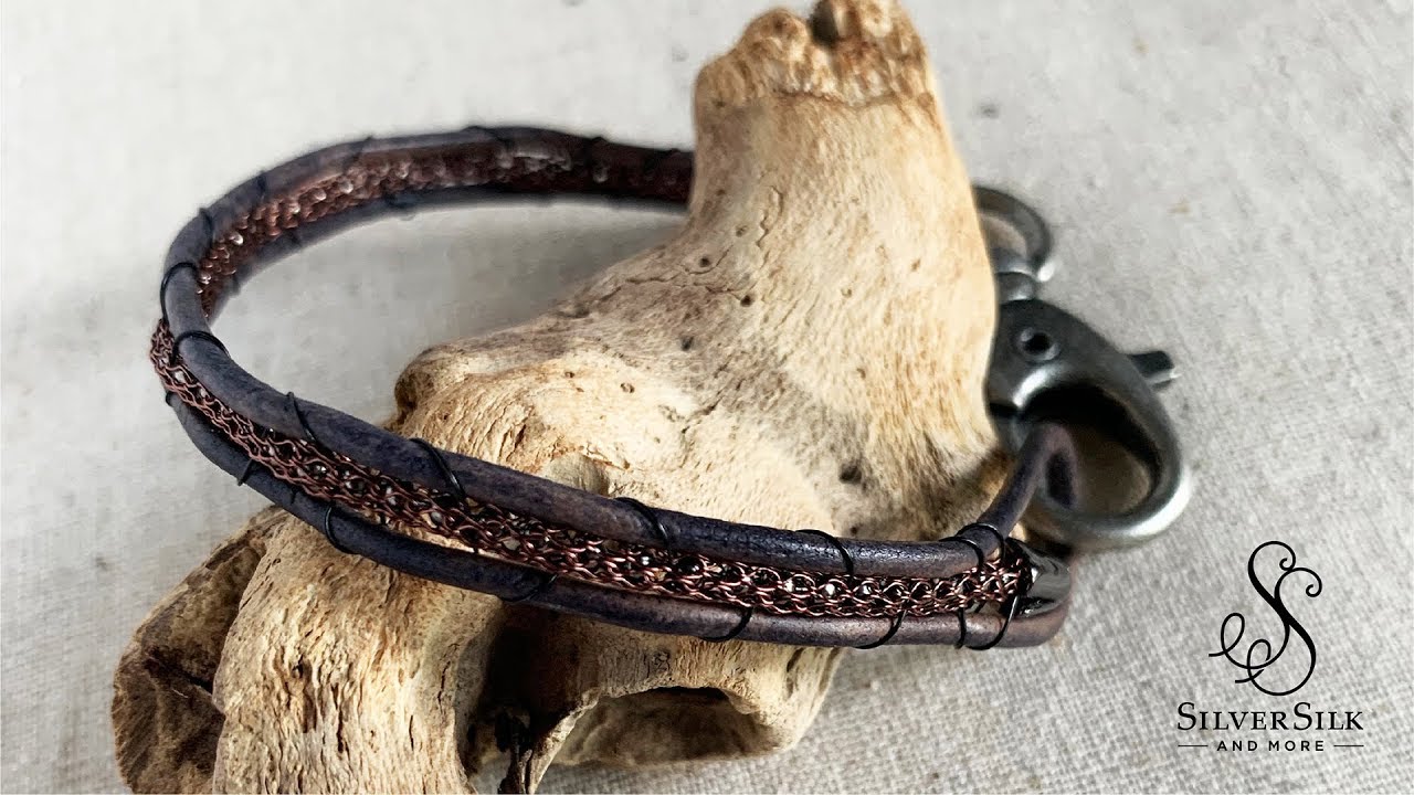 DIY Jewelry: How to Make a Leather Cord and Seed Bead Bracelet