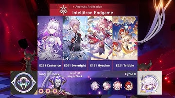 Honkai Star Rail Anomaly Arbitration King In Check Level 100 - 0 Cycle with Castorice Evernight
