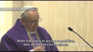 Pope: Do not judge! Pope: Do not judge!