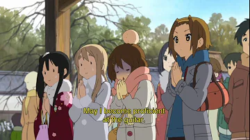 Yui get punch while wishing 【K-ON!】