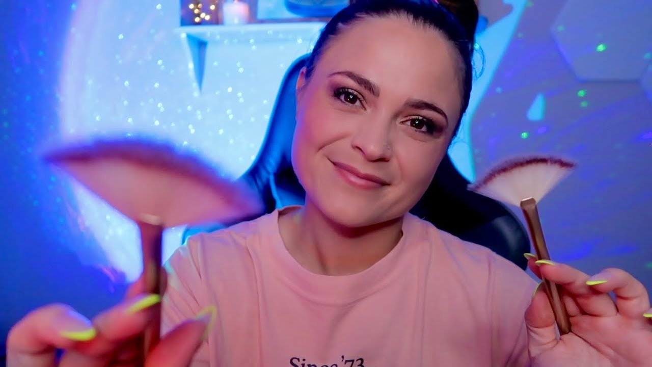 ASMR | 1 Hour of Brushing Your Face Until You Fall Asleep 😴