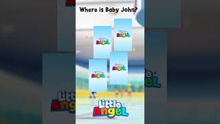 Where is Baby John? 😮 #memorygame #littleangel #games #play #kidslearning