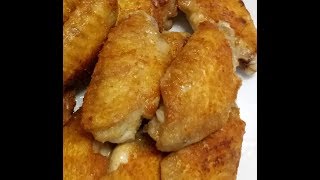 {20無限}  :  鹽焗雞粉煎雞中翼 (簡易) Pan fried chicken wing