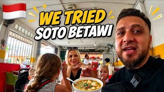 Our Family Tries SOTO BETAWI for the FIRST Time in Jakarta! 😱🇮🇩 Honest Reactions