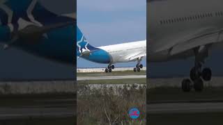 Air Transat Ts486 C-Gufr Airbus A330-243 Montreal, Yul To Montego Bay, Mbj
