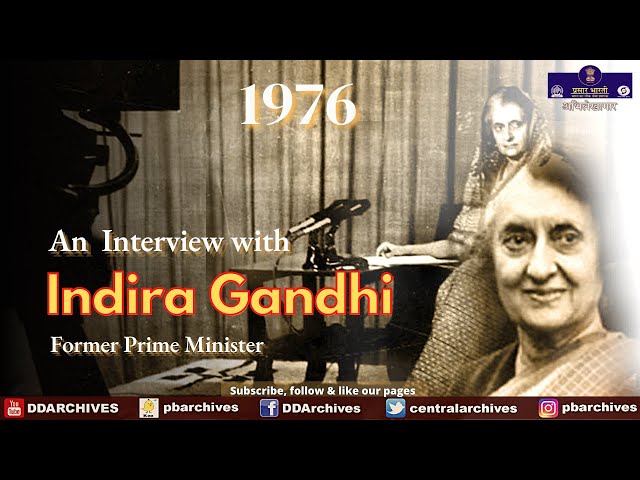 1976 - Emergency era interview with Indira Gandhi during Mauritius Visit class=
