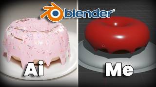 I learnt Blender In 1 Hour and challenged AI