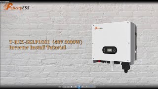 Celebrity T-REX-5KLP1G01 (48V 5000W) Inverter Installation Tutorial Profile