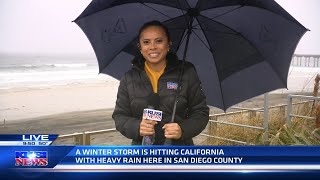 La Jolla & Pacific Beach winter storm coverage