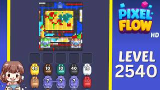 Pixel Flow Level 2540 Solution Walkthrough