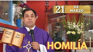 EVANGELIO DE HOY jueves 21 de marzo del 2024 - Padre Arturo Cornejo