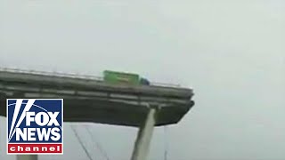 Highway bridge collapses in Genoa, Italy Highway bridge collapses in Genoa, Italy