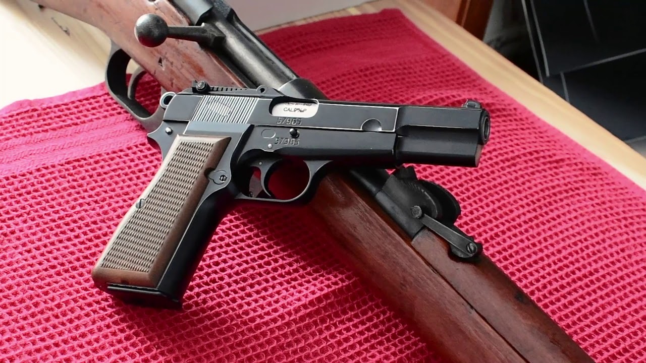 WE Hi Power GBB Pistol M1935 With Mark - YouTube