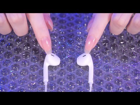ASMR Brain Tingling Earphone Mic Triggers / Lo-fi (No Talking)