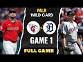 Guardians vs Tigers | MLB Wild Card Game 1 🏟️
