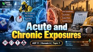 Full ASP 11 Domain 6 Topic 7 | Acute vs Chronic Exposures Explained | Industrial Hygiene News