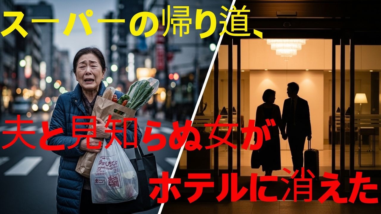 【夫がホテルに入るのを見た日、私の32年が終わった】