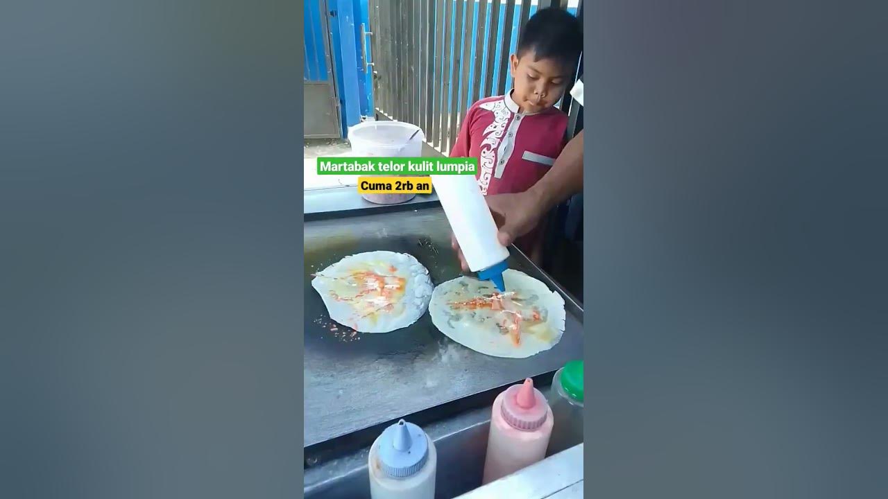 Martabak telor kulit lumpia cuma.2rb an