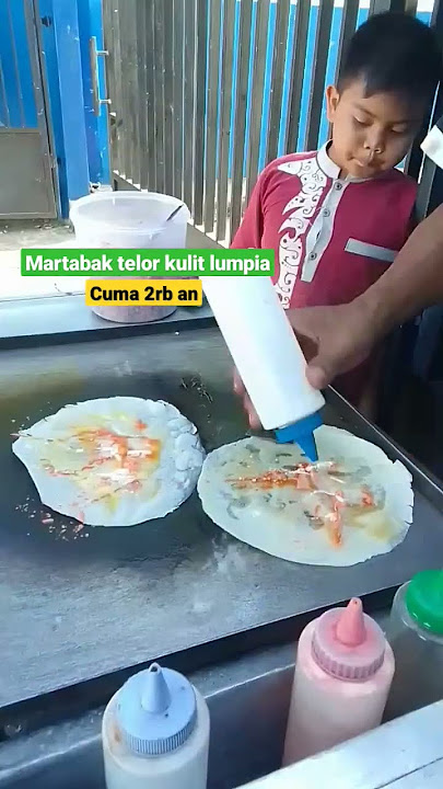 Martabak telor kulit lumpia cuma.2rb an