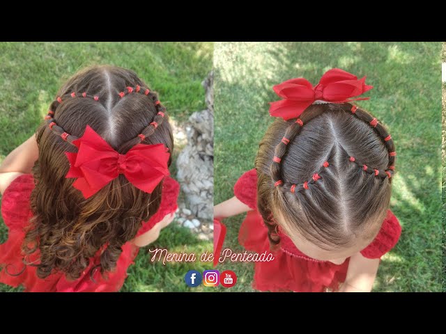 Penteado Infantil fácil para festas e passeios, Party Hairstyle for Girls, Penteado Infantil Fácil para Festas e Passeios. Party Hairstyle for  Girls., By Mania de Penteado