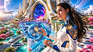 Galactic Luxury Portal City |🌿Relaxing Sci-Fi Lo-Fi Music for Deep Focus, Relaxation & Sleep (4K)