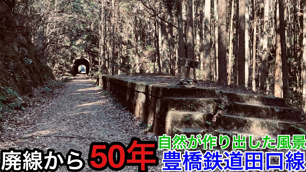 廃線から50年】自然が作り出した風景が凄い！豊橋鉄道田口線を行く