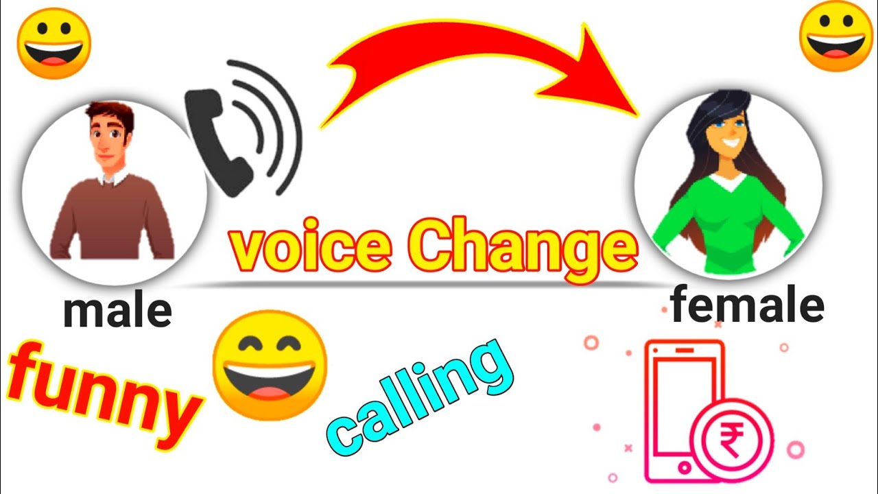 How to change male voice to female voice prank call.voice change Karke