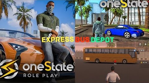 "EXPRESS BUS DEPOT"🚍💰 One State RP - Role Play Life #onestaterp #onestate #gaming #rpg