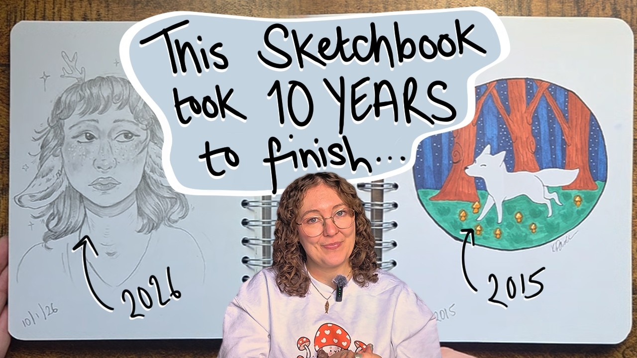 My FIRST Sketchbook Tour