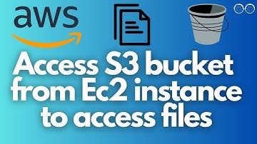 Access S3 bucket from Ec2 instance | access files | Devops | Tech | Overview | Testnops
