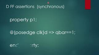 HOW TO WRITE D FF ASSERTIONS SYNCHRONOUS (VLSI) #Assertions #SV #vlsi #UVM