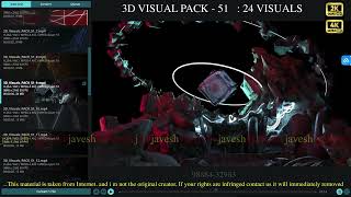 3D VisualPack # 51 - 25 Visuals