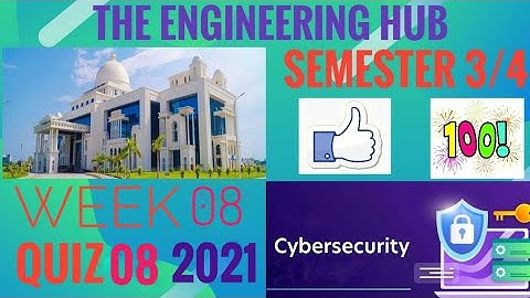 COMPUTER SYSTEM SECURITY | QUIZ 08 | AKTU PRUTOR AI | THE ENGINEERING HUB