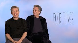 Willem Dafoe & Mark Ruffalo interview about Poor Things and the act of acting