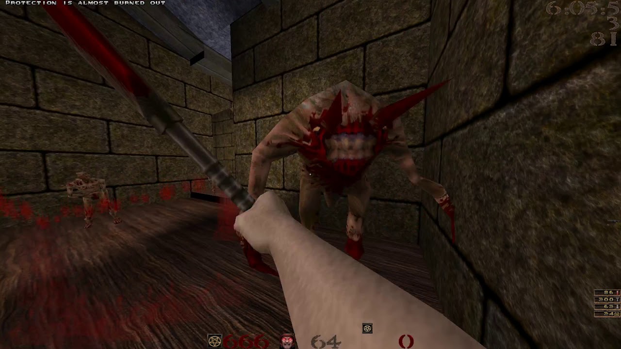 Quake e2m10_1035 Nightmare 100% by Thomas Stubgaard