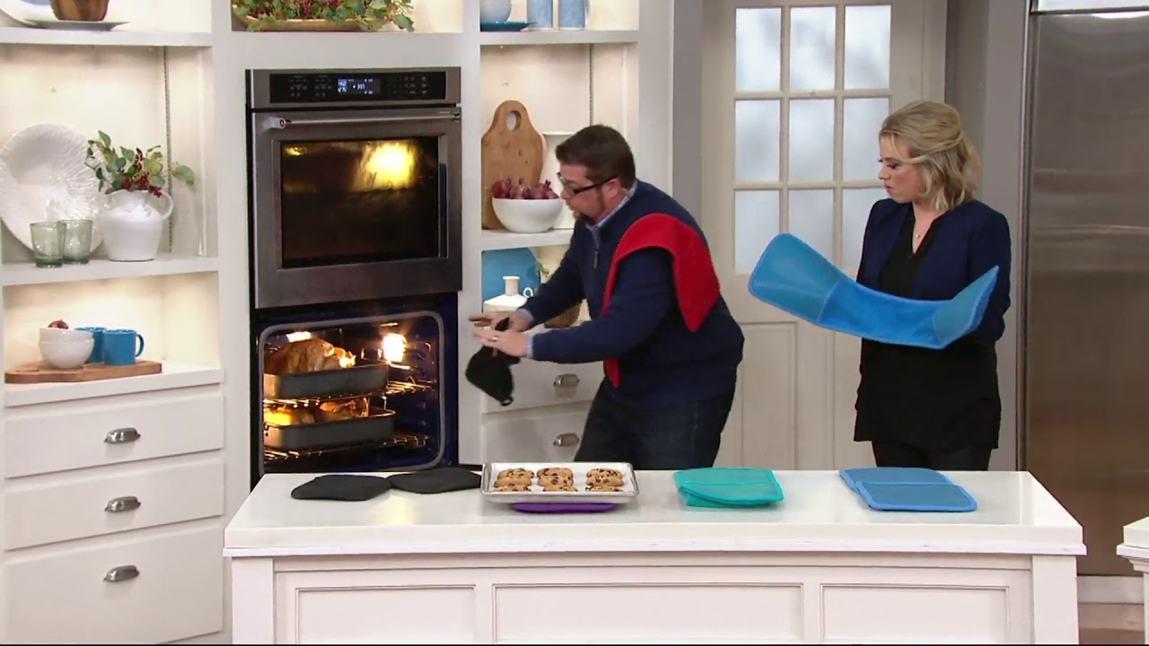 Cooking Buddy Terrycloth Towel and Pot Holder by Campanelli on QVC