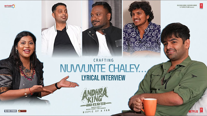 Crafting Nuvvunte Chaley Lyrical Interview | Andhra King Taluka | Ram Pothineni | Mahesh Babu P