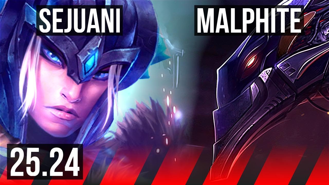 SEJUANI vs MALPHITE (TOP) | Good KDA: 13/1/6 | EUW Diamond | 25.24