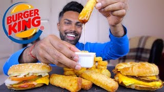 BURGER KING BREAKFAST | MUKBANG
