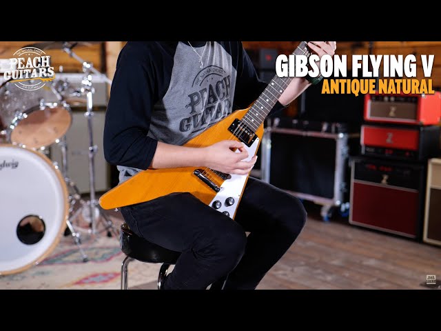 Gibson Original Designer Flying V Antique Natural guitare é