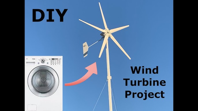 Homemade Wind Generator Built From